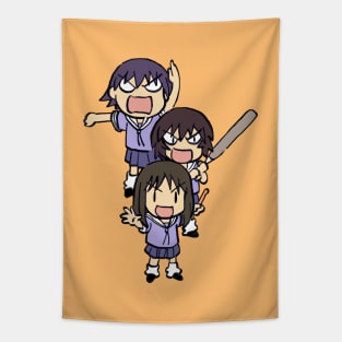 I draw chibi team Knuckleheads / azumanga daioh Tapestry