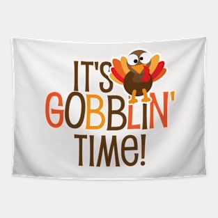 It's Gobblin Time Tapestry