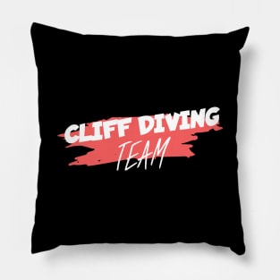 Cliff diving team Pillow