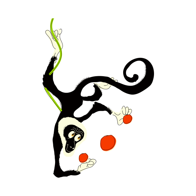 Vintage Juggling Monkey by nickemporium1