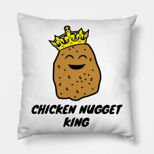 Chicken Nugget King Pillow