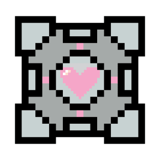 Pixel Companion Cube T-Shirt