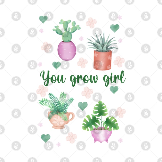 You grow girl! by Manxcraft
