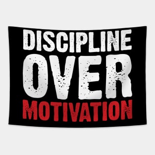 Discipline Over Motivation Tapestry