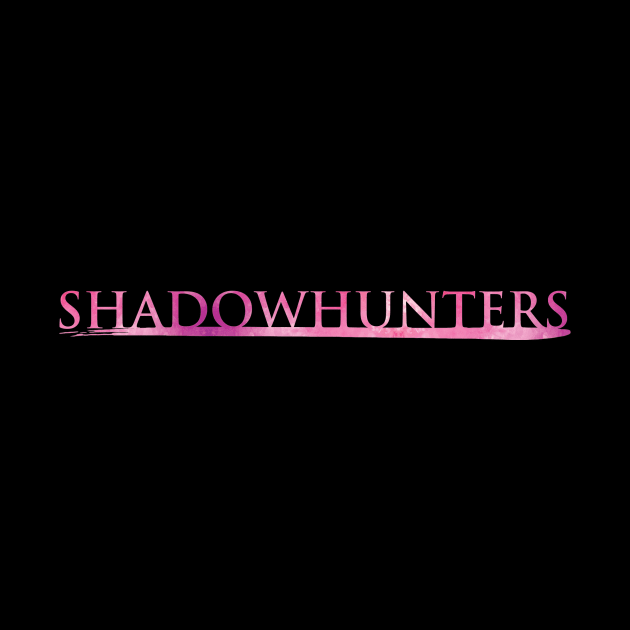 Shadowhunters logo (pink watercolour) / The Mortal Instruments - Clary, Alec, Jace, Izzy, Magnus - Malec - Parabatai - rune by Vane22april