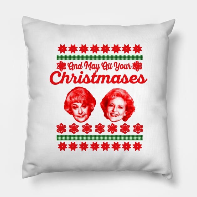 Golden Girls Christmas Pillow by fl0ydjohnson