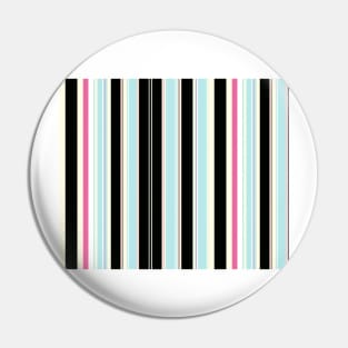 Blue & Black Stripes Pin