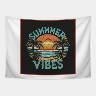 Summer vibes tropica beach Tapestry