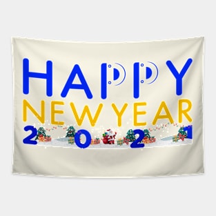 Happy New Year Tapestry