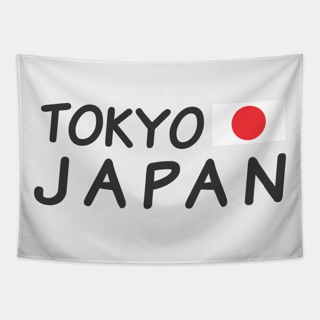 tokyo japan symbol Tapestry by Kopandavil