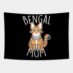 Bengal Cat Mom Tapestry