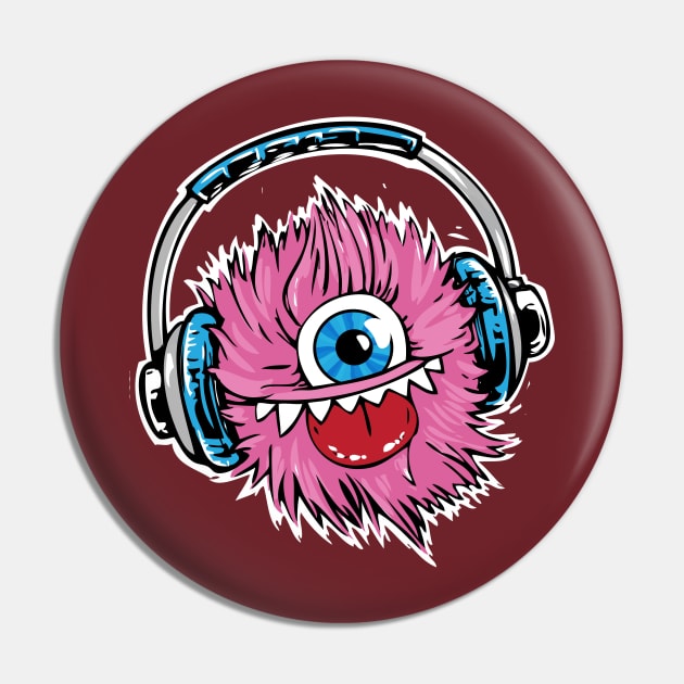 One Eyed Monster Pin by PatrioTEEism