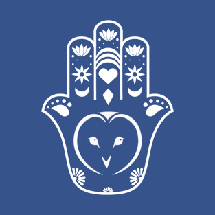 Barn Owl Hamsa T-Shirt