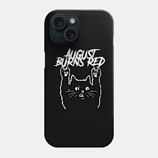 august and the cat Phone Case