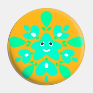 StarBurst Light Green Pin