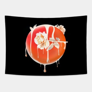 Blood flower moon 2022 Tapestry