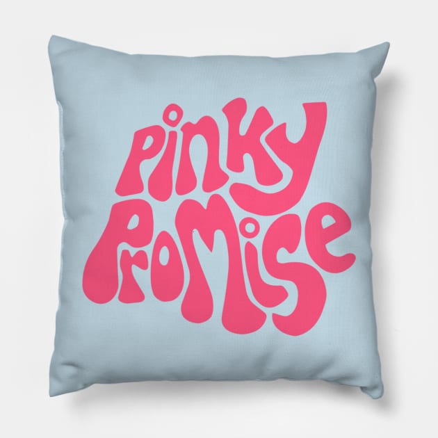 Pinky Promise, AKA HBCU Pink and Green Gifts for Him Her, Christmas Birthday Graduation Pillow by TrikoNovelty