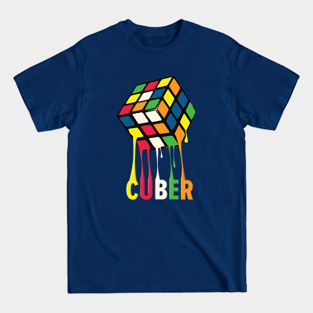 Disover Melting Cube Cuber - Rubik's Cube Inspired Design - Rubik Cube - T-Shirt