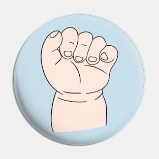 Baby’s Hand Pin