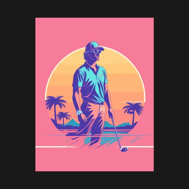 Golfing in Paradise by Hollywood Tees