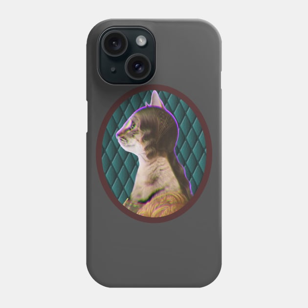 Queen cat Phone Case by AUMJ