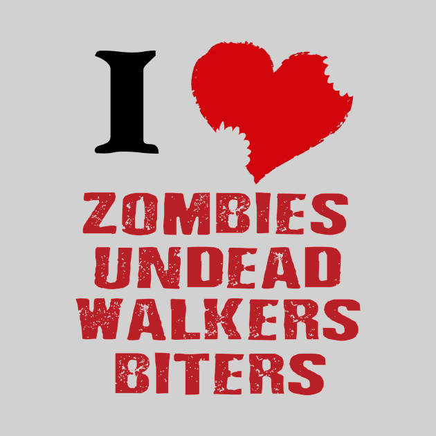 I love zombies, undead, walkers, biters. by AtomicMadhouse