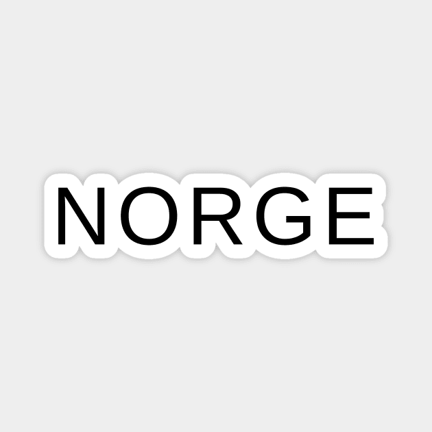 Norway Magnet by tshirtsnorway