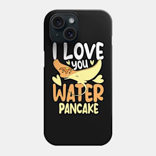 I Love Water Pancake - Stingray Phone Case