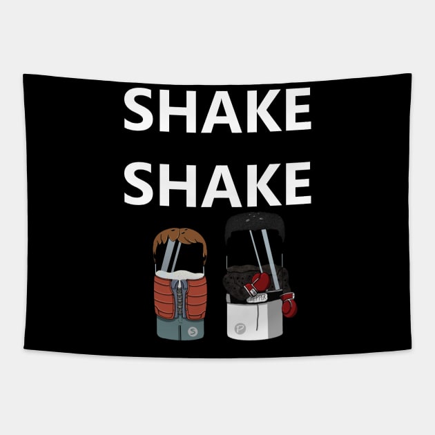 Shake Shake Shake. Tapestry by freezethecomedian