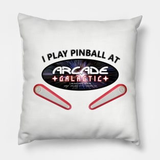 Where Do You Play Pinball? Arcade Galactic! Pillow