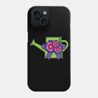 Cute Watering Can with Flowers Bouquet Phone Case