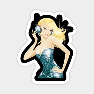 GLAMOUR DISCO GIRL  - clubbing edition Magnet