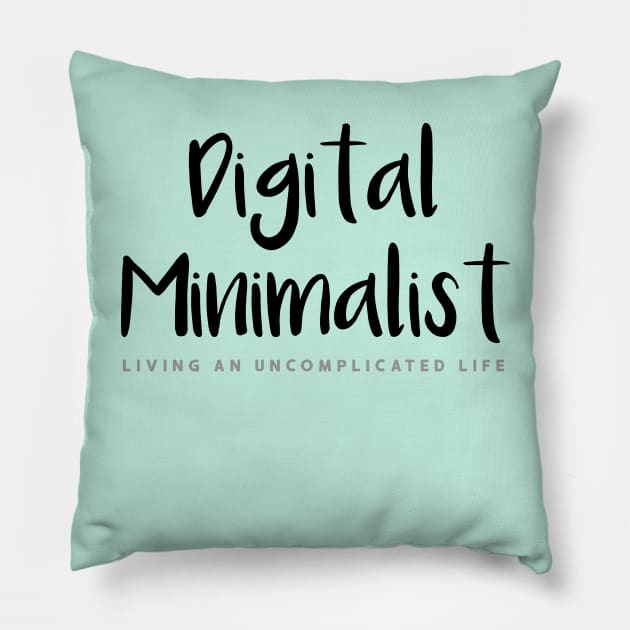 Digital Minimalist Pillow by bluehair