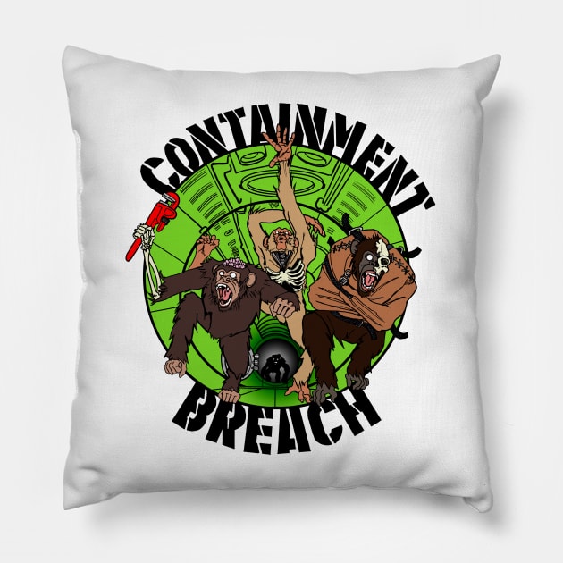 Fugitive Poems Containment Breach Anthology Series Logo Pillow by Jamlines