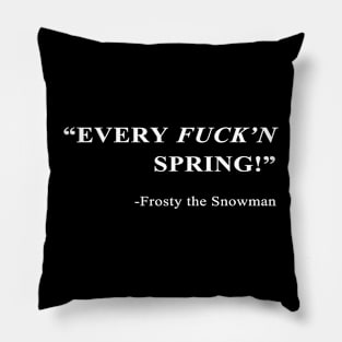 Frosty Quote Pillow