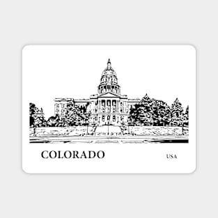 Colorado State USA Magnet