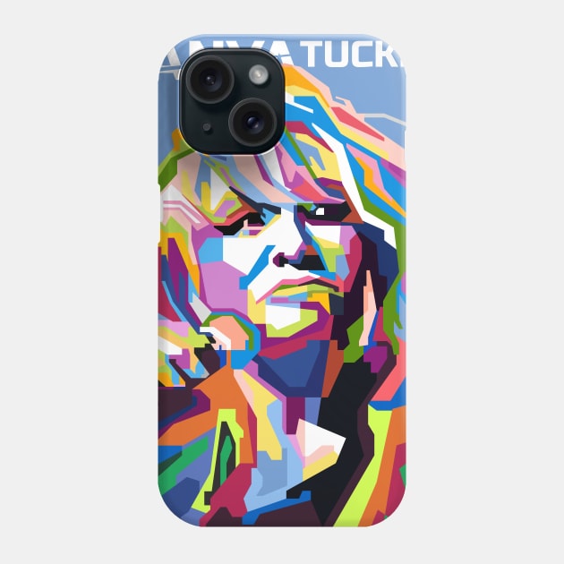 Tanya Tucker in WPAP Popart Illustrations Phone Case by smd90