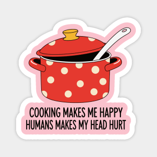 Introvert's Kitchen Humor Magnet