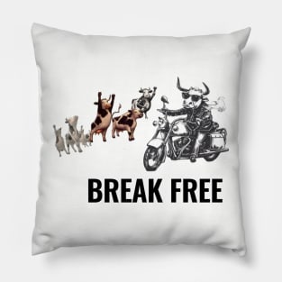 Break Free - Cows Pillow