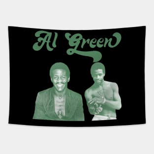 Al Green Retro 70s Style Fan Art Design Tapestry