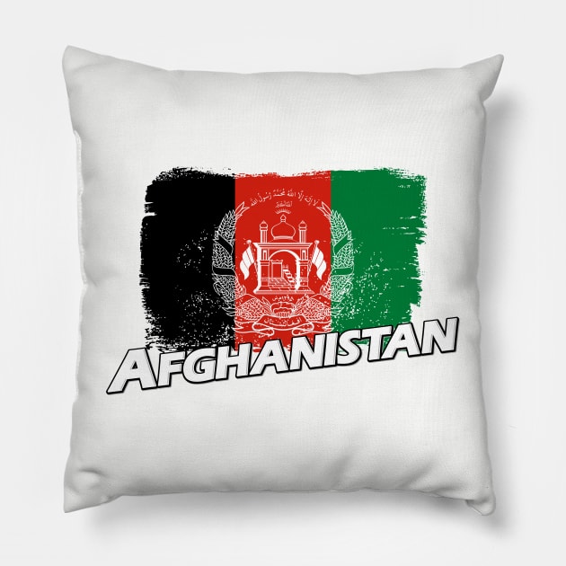 Afghanistan flag Pillow by PVVD