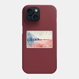 The Czech Republic vintage style retro souvenir Phone Case