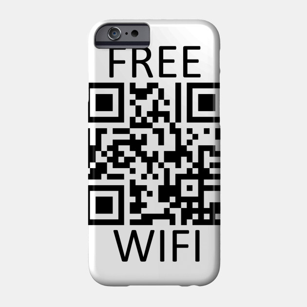 Free Wifi Qr Code Never Gonna Give You Up Wifi Code Phone Case Teepublic