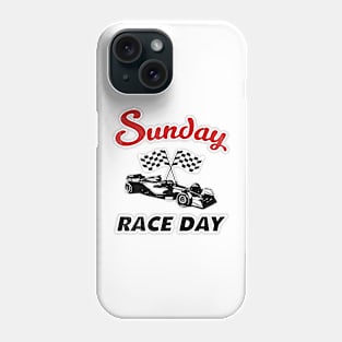 sunday race day Phone Case