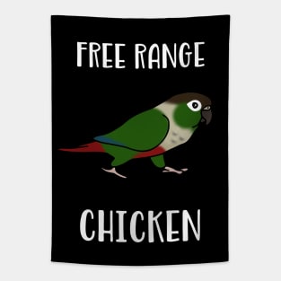 Free Range Chicken Green Cheeked Conure Tapestry