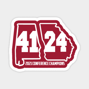 ALABAMA GEORGIA 2021 Magnet