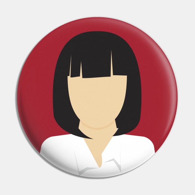 Mia Wallace - Minimalist Pin by quadrin