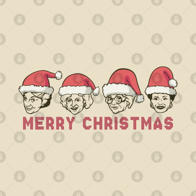 golden girls - merry chisrtmas retro by HANASUISI