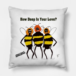 bee gees valentine Pillow