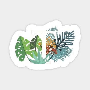 Plant Letter T Magnet